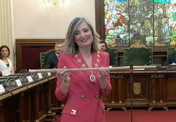 Cristina Ibarrola, nueva alcaldesa de Iruñea, que sigue bajo control de UPN.