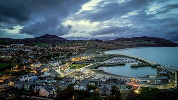 Panorámica de la localidad irlandesa de Greystones.