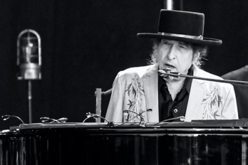 Bob Dylan, en una imagen de archivo. No se pudieron sacar fotos del concierto de Donostia.