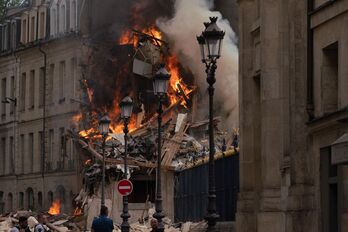 La explosión se ha producido en el centro de París. 