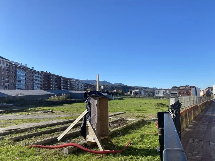 Terrenos liberados por el soterramiento de las vías del tren en Durango.