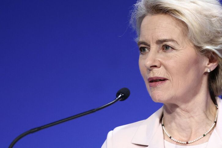 La presidenta de la Comisión Europea, Ursula von der Leyen. 