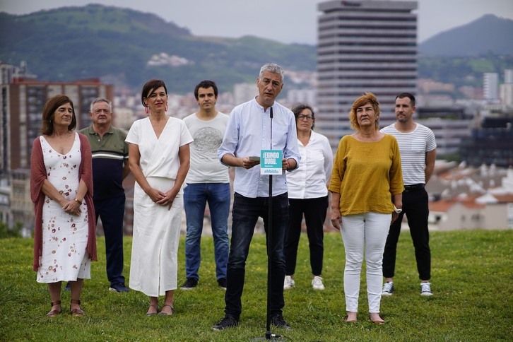 Candidatos de EH Bildu por Bizkaia al Congreso y al Senado.