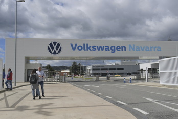 La planta de Volkswagen Nafarroa.