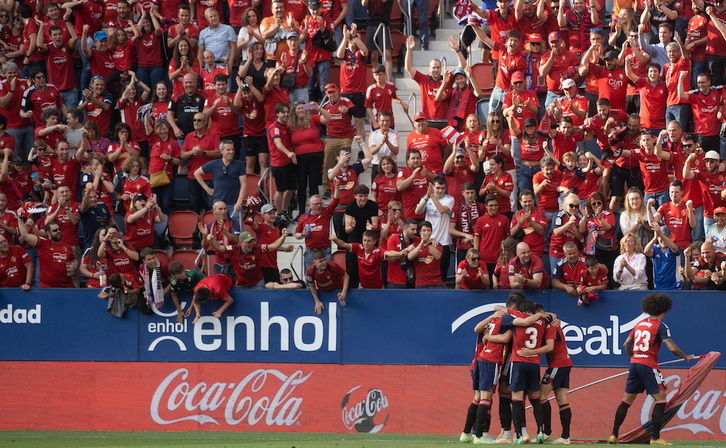 Osasuna se clasificó para disputar competiciones europeas al acabar la Liga en la séptima posición.