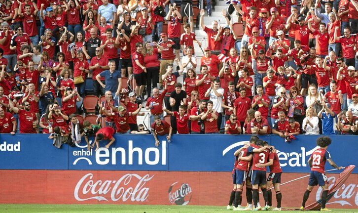 Osasuna se clasificó para disputar competiciones europeas al acabar la Liga en la séptima posición.