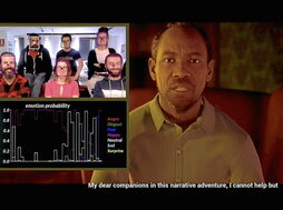 Varios usuarios y usuarias viendo y probando el proyecto Emotional Films.