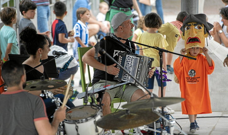 Estanga erromeria 2019ko Usurbilgo jaietan.