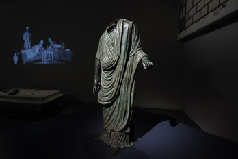‘El Togado de Pompelo’ pasa a formar parte de la colección permanente del Museo de Nafarroa.