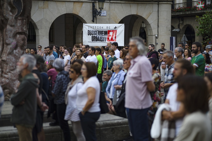 Gernikan pasa den ostiralean Ernaik deituriko manifestazioa.