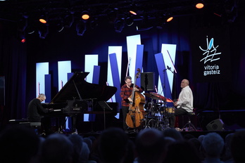 Actuación Brad Mehldau trío en Gasteiz.