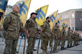 Europapress_5271865_november_13_2022_kyiv_ukraine_soldiers_of_azov_regiment_hold_flags_to