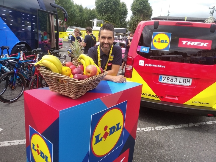 Josu Larrazabal, Lidl-Trek taldeko errendimendu arduraduna.