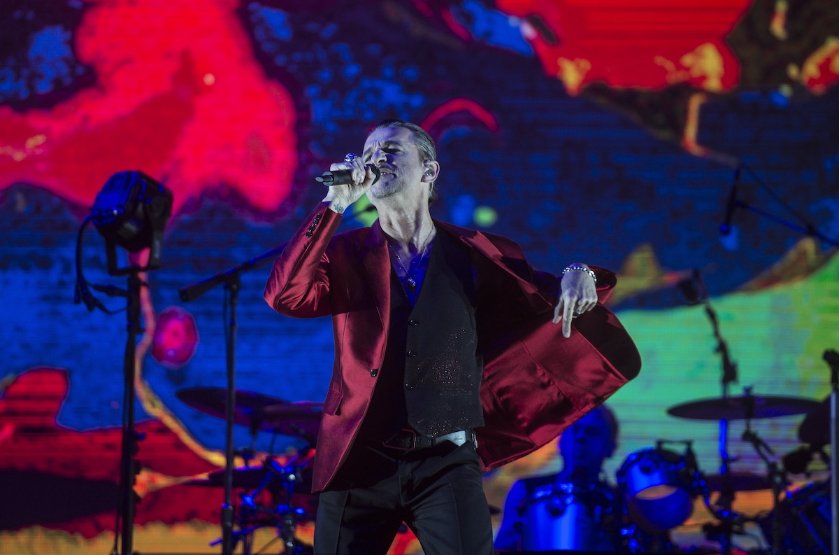 Depeche Mode, en su visita al BBK Live en 2017.