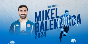 Mikel Balenziaga ha firmado por una temporada con el Deportivo.