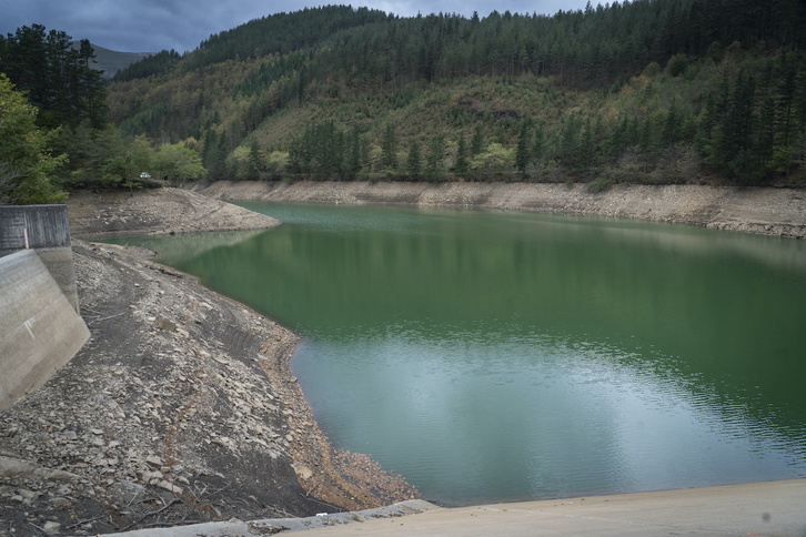 El embalse de Barrendiola, en Legazpi, en una imagen de archivo.