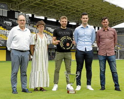 Atzo aurkeztu zuten finala, partida hartuko duen Gal Stadiumean.