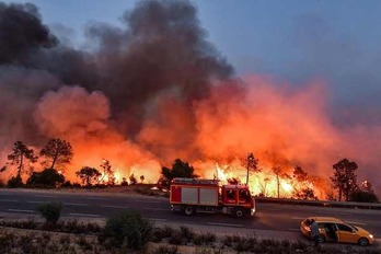 Aljeriako baso-suteek 34 hildako eragin dituzte.