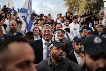 El ministro de Seguridad israelí Ben Gvir en una foto de archivo de mayo.