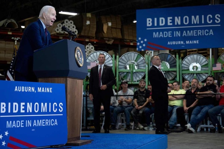 Joe Biden, en un acto reciente.