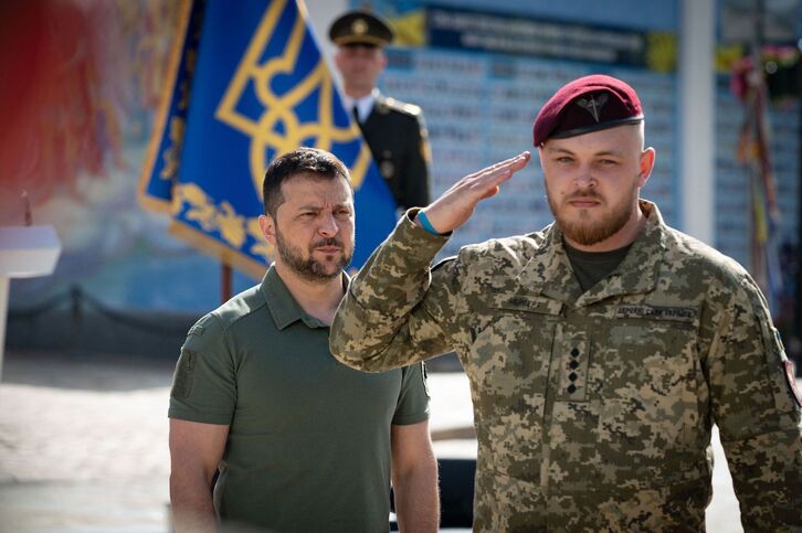 Imagen del presidente de Ucrania, Volodimir Zelenski.