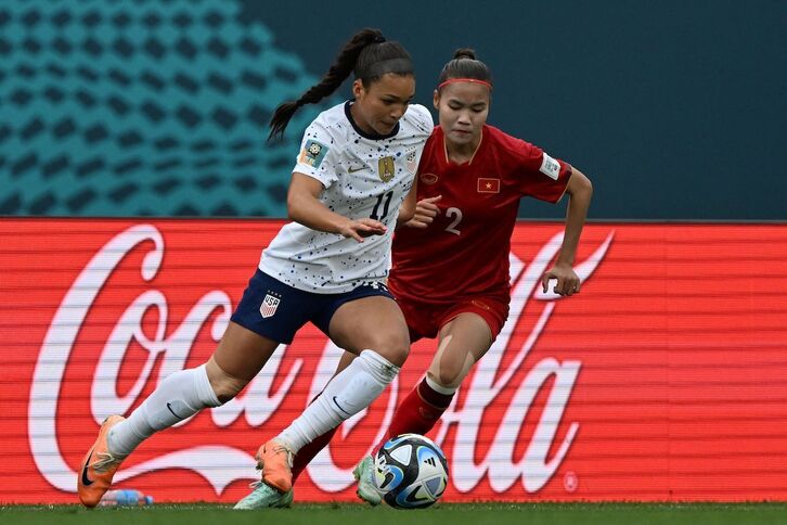Sophia Smith, una de las nuevas caras de Estados Unidos, debutó en el Mundial con dos goles y una asistencia en la victoria de su selección frente a Vietnam (3-0).