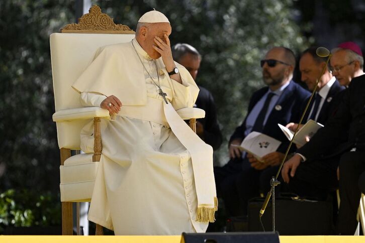El papa Francisco, en uno de los actos de la Jornada Mundial de la Juventud. 