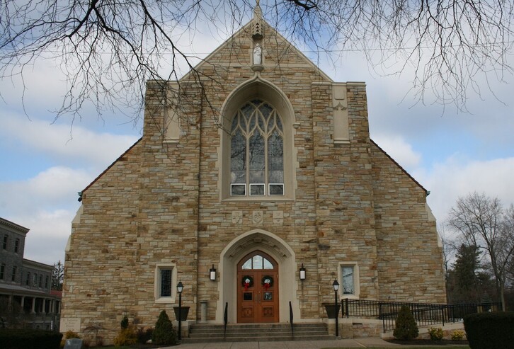 Iglesia de St. Katherine of Siena de Wayne, en el estado de Pennsylvania, donde se produjeron los abusos.