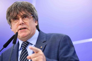 Carles Puigdemont en una reciente comparecencia.