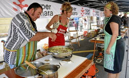 Diferentes momentos de los concursos gastronómicos celebrados durante esta Aste Nagusia en Donostia.