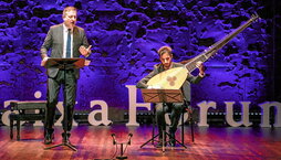 Daniel Zapico y Carlos Mena en uno de sus conciertos.