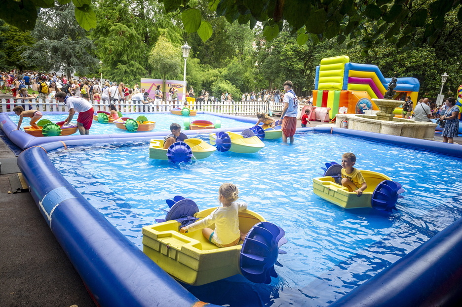 Hasta el 27, la mayor parte de las actividades para los pequeños se concentran en el parque de doña Casilda.