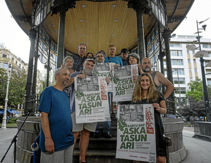 Presentación del acto que se celebrará el domingo en el Boulevard.