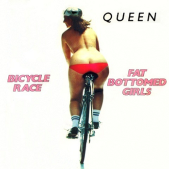 Portada del single que conenía los temas ‘Bicycle race’ y ‘Fat bottomed girls’
