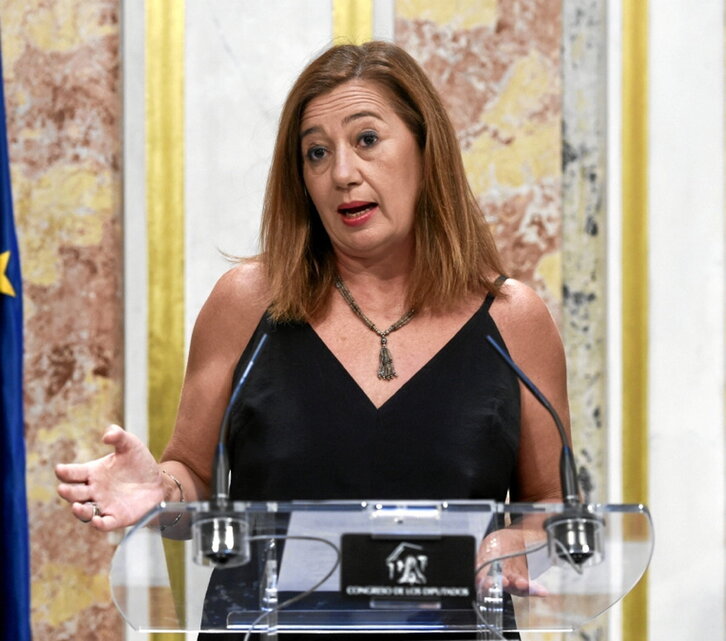 La presidenta del Parlamento, Francina Armengol.