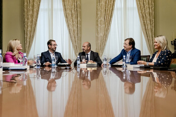 Guillermo Fernandez Vara, Pedro Rollán, Eva Ortiz, Javier Maroto y Marimar Blanco. 