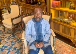 Imagen  del derrocado y arrestado presidente de Gabón, Ali Bongo.