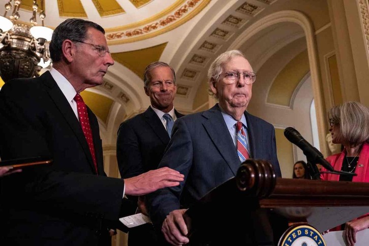 Mitch McConnell es el líder republicano en el Senado.