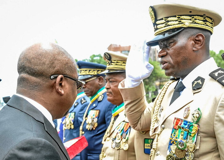 Brice Oligui Nguema Goardia Errepublikanoaren komandantea da trantsiziorako presidentea.