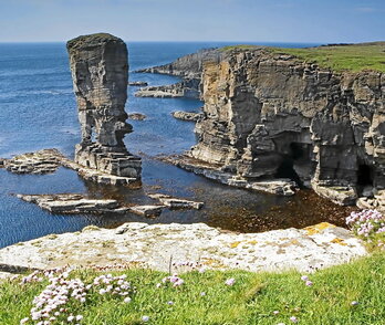 El castillo de Yesnaby, en las islas Orkney.