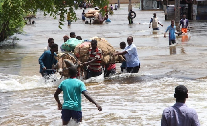 Beledweyneko uholdeen artxiboko irudia (Somalia).