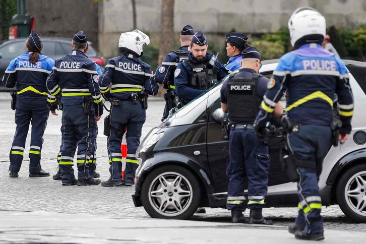 Policías franceses en una imagen de archivo.