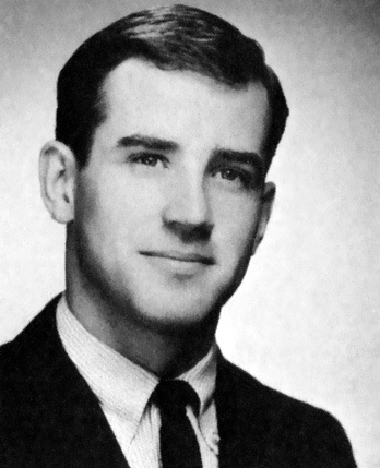 Biden, en la Universidad de Delaware en 1965: «Yo llevaba traje con chaqueta».