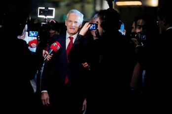 Lehen ministro laborista, Jonas Gahr Støre.