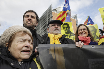 Lluis Puig, en el centro, en una imagen de archivo.