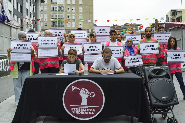 Rueda de prensa del Sindicato de Vivienda de Galdakao.