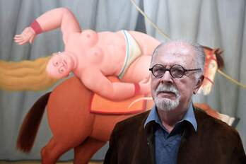 Fernando Botero, en una imagen de 2017. 