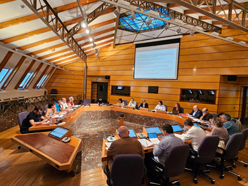 Primera comisión de Hacienda en las Juntas Generales de Bizkaia de la presente legislatura.