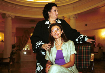 Montserrat Caballe, 1999an Bilbon, Montserrat Marti bere alabarekin.