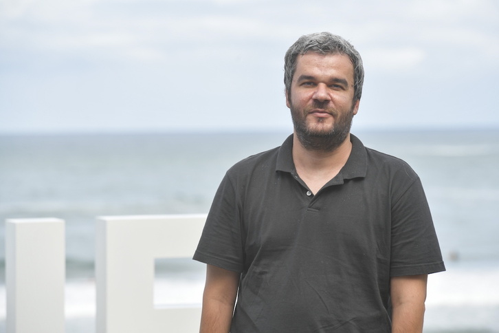 Christos Nikou ha viajado en solitario a Donostia a presentar su segundo largometraje.